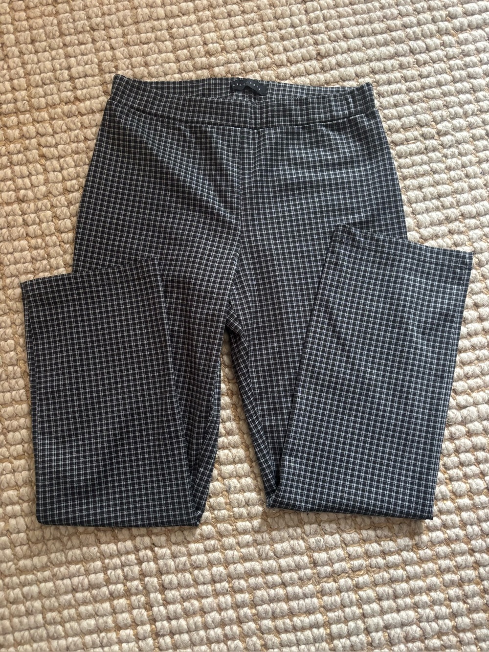 Sanctuary x Anthropologie slim pull-on pants black/white micro-grid
SZ 29